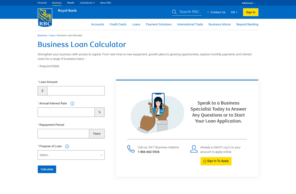 RBC Calculator